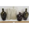 Image 1 : LOT OF 5 - MISC EMBOSSED SPIRIT & DAIRY BOTTLES - INCL PATTERSONS DAIRY