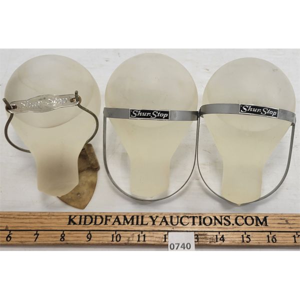 LOT OF 3 - SHUR-STOP GLASS FIRE EXTINGUISHERS