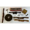 Image 1 : LOT OF 12 - MISC TOOLS - INCL IRWIN ONE-PIECE EXPANSIVE BIT, LUFKIN RULE CO. MEASURING TAPE, ETC.