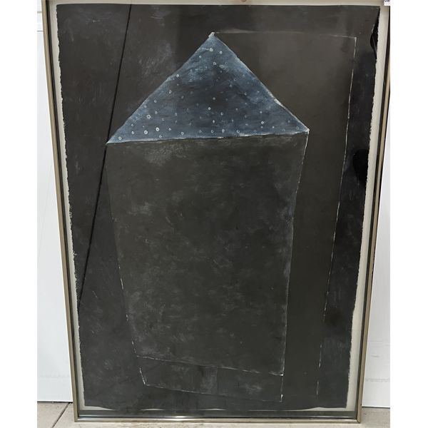 1981 UNTITLED BY HELEN SEBELIUS - FRAMED ACRYLIC ON PAPER