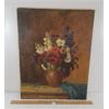 Image 1 : FLOWERS IN VASE BY KARL ALBERT - OIL ON CANVAS