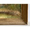 Image 3 : FARM SCENE BY E. MCDONAL(?) - FRAMED OIL ON CANVAS