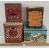 Image 1 : LOT OF 4 - IMPERIAL & DALE-TON TEA TINS - DAINTEE CONFECTIONARY TIN