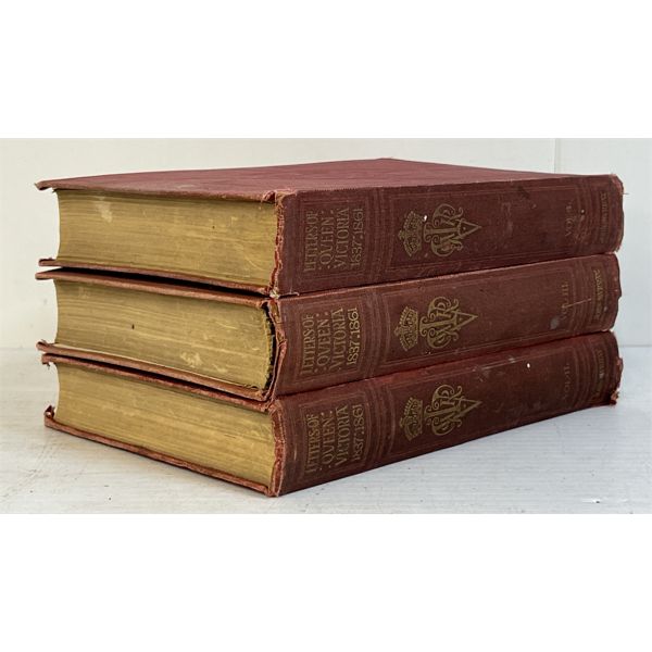 LOT OF 3 - 1908 "LETTERS OF QUEEN VICTORIA" PUBLICATIONS BY JOHN MURRAY