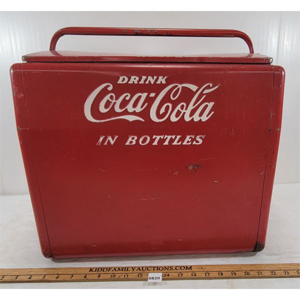 COCA-COLA PICNIC COOLER W/ TRAY