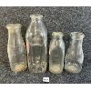 Image 4 : LOT OF 9 - EMBOSSED MILK BOTTLES & DAIRY RACK - INCL GEORGIAN BAY, BLUE RIBBON, ETC.