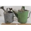 Image 3 : LOT OF 2 - GALVINIZED WATERING CANS