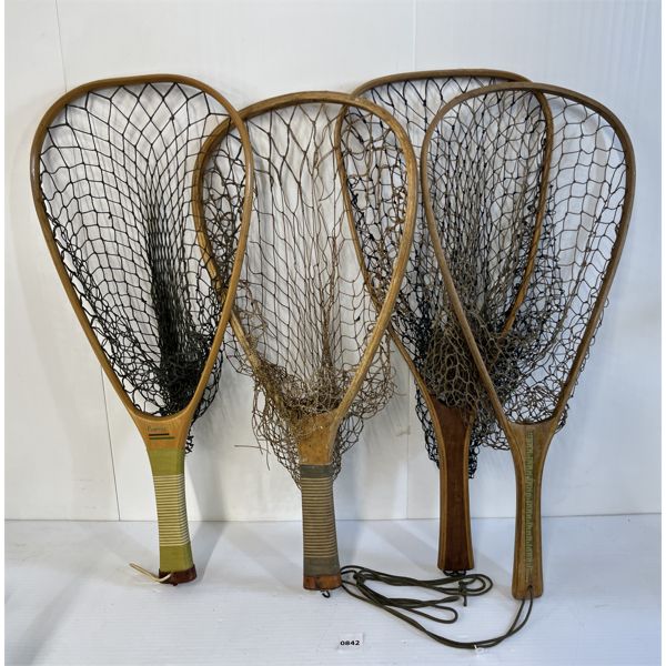 LOT OF 4 - FISHING NETS - INCL FAIRFAX