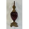 Image 4 : BURGUNDY & METAL MANTLE DECOR