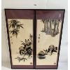 Image 1 : LOT OF 2 - FRAMED CHINESE SIGNED COLLAGES