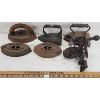 Image 1 : LOT OF 7 - SAD IRONS & APPLE PEELER