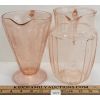 Image 3 : LOT OF 2 - PINK DEPRESSION GLASS PITCHERS