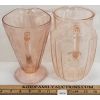 Image 4 : LOT OF 2 - PINK DEPRESSION GLASS PITCHERS