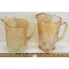 Image 3 : LOT OF 2 - YELLOW DEPRESSION GLASS PITCHERS