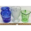 Image 1 : LOT OF 3 - PITCHERS - INCL GREEN DEPRESSION GLASS