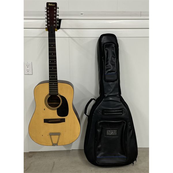 HOHNER ACOUSTIC GUITAR W/ LEATHER CASE