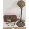 Image 4 : LOT OF 2 - PINK BAKELITE GENERAL ELEC RADIO & TABLETOP LAMP 
