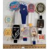 Image 1 : LOT OF 10 - TAP HANDLES - INCL MOLSON DRY, BLUE LIGHT ETC.