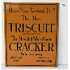 Image 1 : TRISCUIT CRACKER METAL SIGN