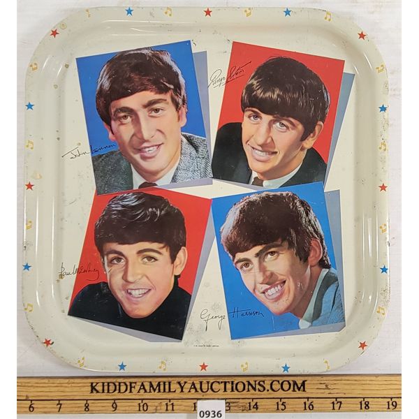 PORCELAIN DECORATIVE BEATLES TRAY 