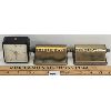 Image 1 : LOT OF 3 - BRASS CALENDARS & WEST GERMANY ALARM CLOCK