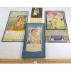 Image 1 : LOT OF 4 - 1934, 1936, 1937 & 1947 CALENDARS - INCL POWDER PUFF BEAUTY SHOP, ETC