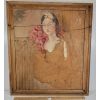 Image 2 : "MRS. HARRIS" BY N.F.(?) - FRAMED OIL ON BOARD 