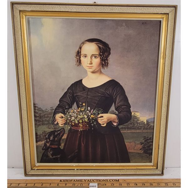 PORTRAIT BY FERDINAND VON RAYSKI - FRAMED PRINT 