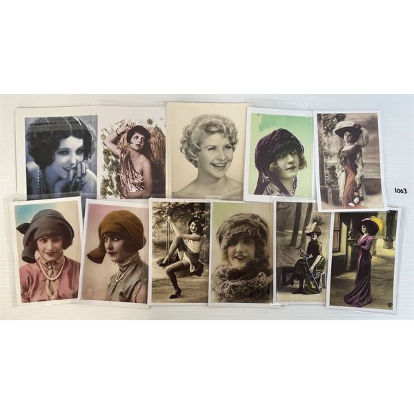 LOT OF 24 - PIN UP PORTRAITS - SEE ALL PICS 