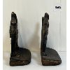 Image 4 : PAIR OF BRASS TERRIER BOOK ENDS