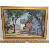 Image 1 : STREET SCENE BY G.B. RICHARDSON - FRAMED OIL ON CANVAS BOARD