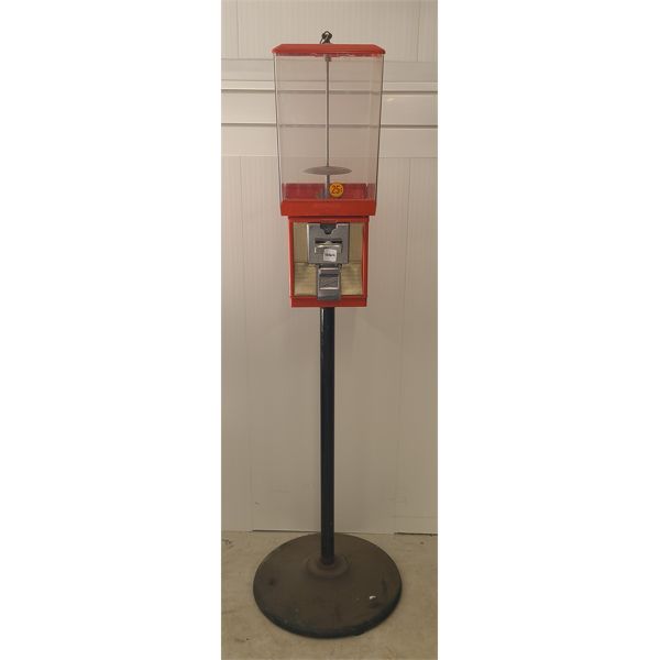 NORTH WESTERN COIN OP GUMBALL MACHINE