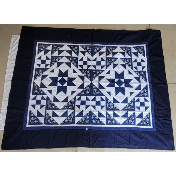HAND MADE QUEEN QUILT