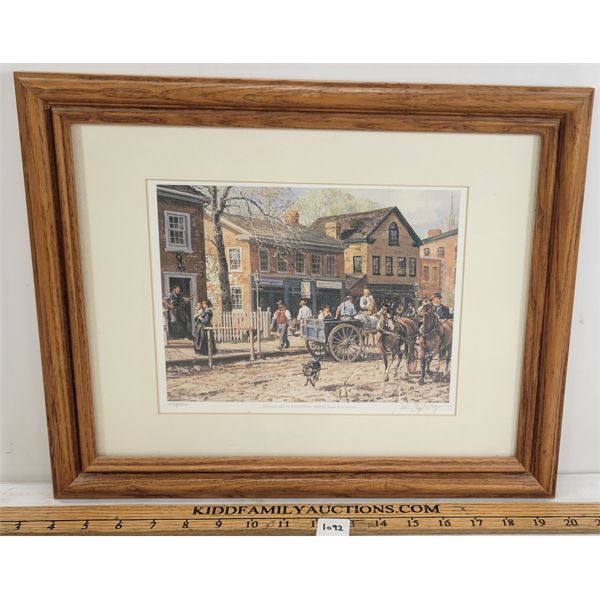 SPRINGTIME IN BRAMPTON  BY PETER ETRIL SNYDER - FRAMED PRINT