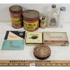 Image 1 : LOT OF 10 -MISC TINS & BOTTLES - INCL MILLER, BIG BEN TOBACOO ETC