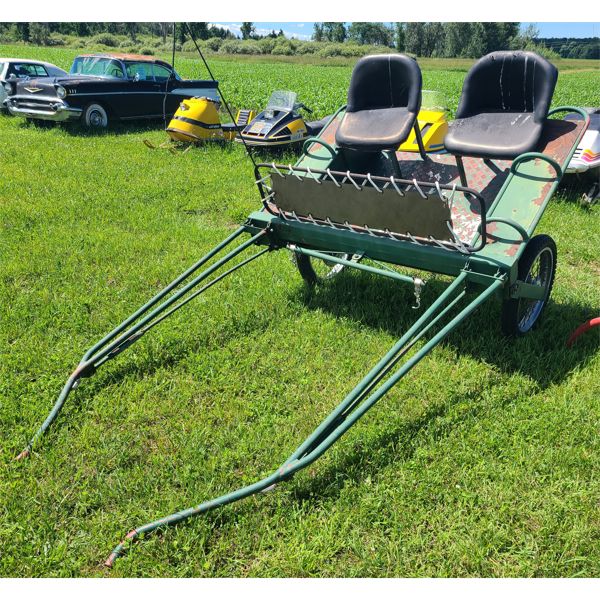 DBL SEATED SULKY CART