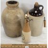 Image 2 : LOT OF 3 - MERCHANT LIQUOR JUG, BOTTLE & CROCK