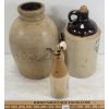 Image 5 : LOT OF 3 - MERCHANT LIQUOR JUG, BOTTLE & CROCK