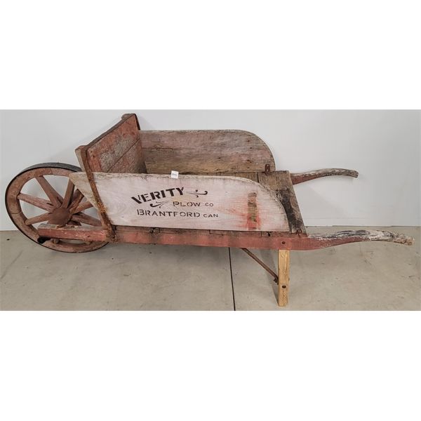 VERITY PLOW CO. WHEELBARROW - BRANTFORD, ONT