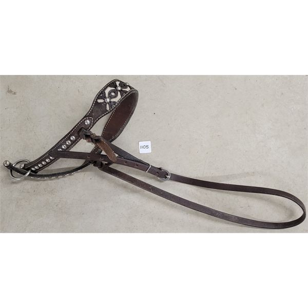 TOOLED LEATHER HALTER