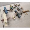 Image 4 : LOT OF 7 - VINTAGE WOODEN/TIN TOY AIRPLANES 