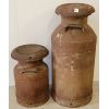 Image 1 : LOT OF 2 - MILK CANS