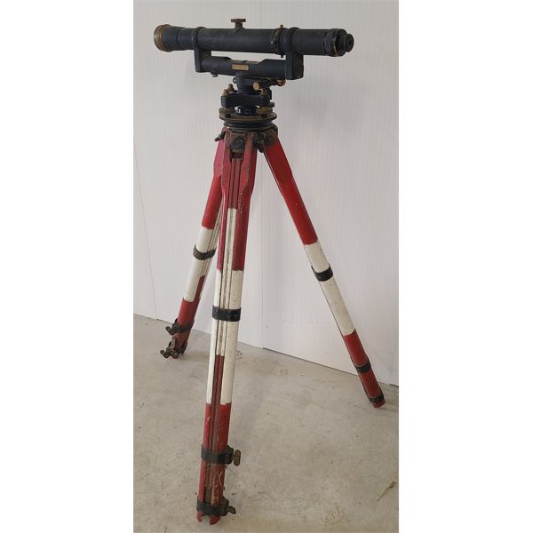 KEUFFEL & ESSER CO. SURVEYING FIELD SCOPE W/ CASE & TRIPOD STAND