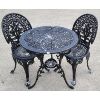 Image 1 : CAST IRON GARDEN TABLE & CHAIRS