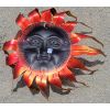 Image 2 : GALVANIZED SUN FACE GARDEN DECOR