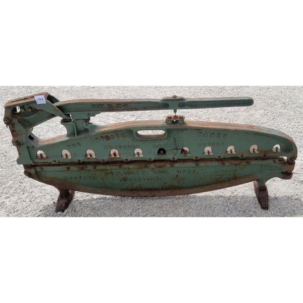 THE IMPROVED HANDY CAST IRON ASBESTOS SHINGLE CUTTER