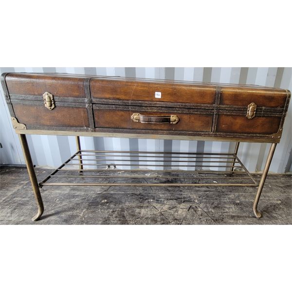 TRUNK STYLE CONSOLE TABLE