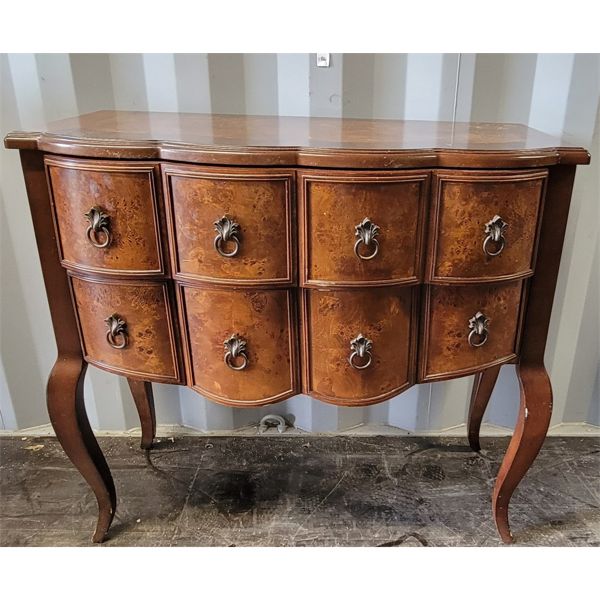 BOMBAY (?) 2 DRAWER ACCENT TABLE
