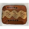 Image 4 : LOT OF 4 - WOODEN TRAYS & PADDLE
