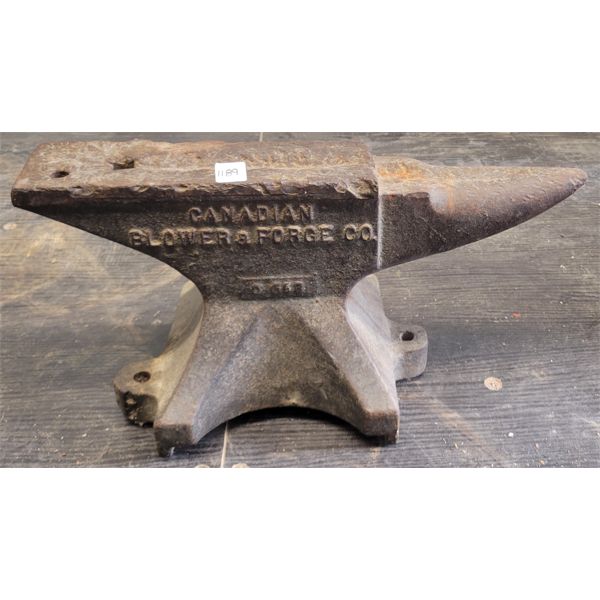 CANADIAN BLOWER & FORGE ANVIL - 96LBS